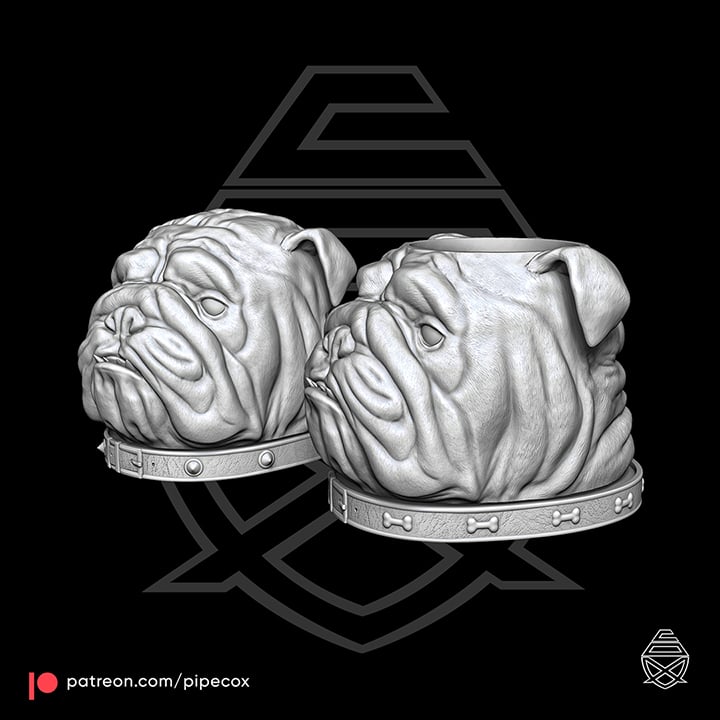 English Bulldog 3d model