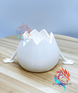 Flexi Legs Egg Planter / no supports / 3mf included 3d model