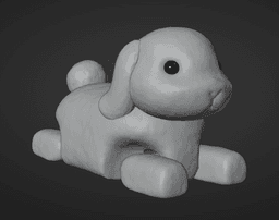 Articulated Cute Bunny 3d model