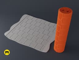 DnD terrain rollers – Metal walls 3d model
