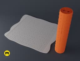 DnD terrain rollers – Metal walls 3d model