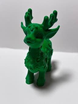 Christmas reindeer figurine 3d model