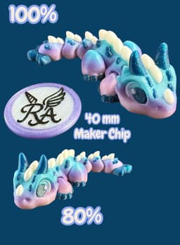 Snort Little Dragon 3d model