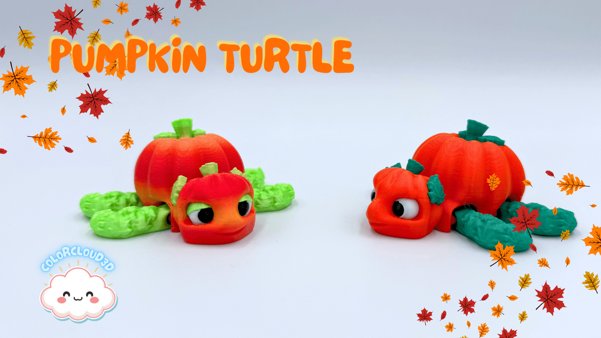 Pumpkin Turtle 3d model