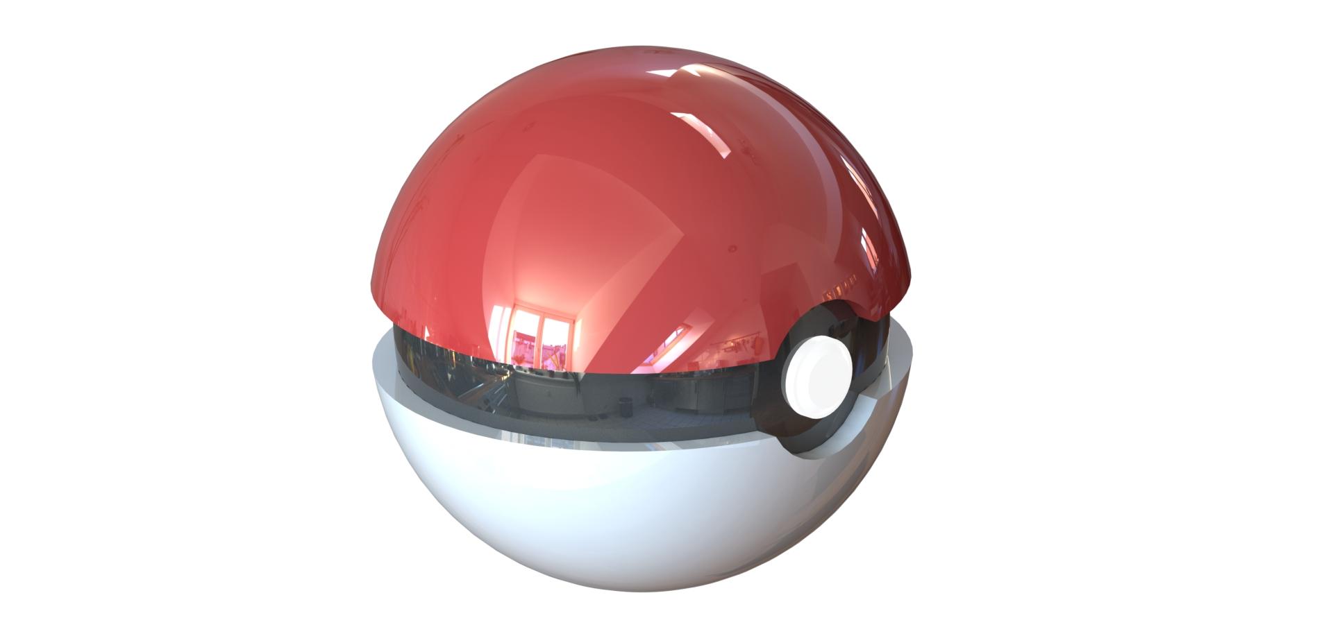 Pokémon ball 3d model
