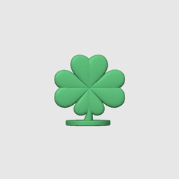 St. Patrick’s Day Lucky Charm STL Set – Four Leaf Clover & Rainbow Pot of Gold Decor 3d model