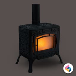 Fab365_Foldable_Fireplace_Inner part.stl 3d model
