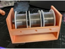 Solder spool dispenser 3d model