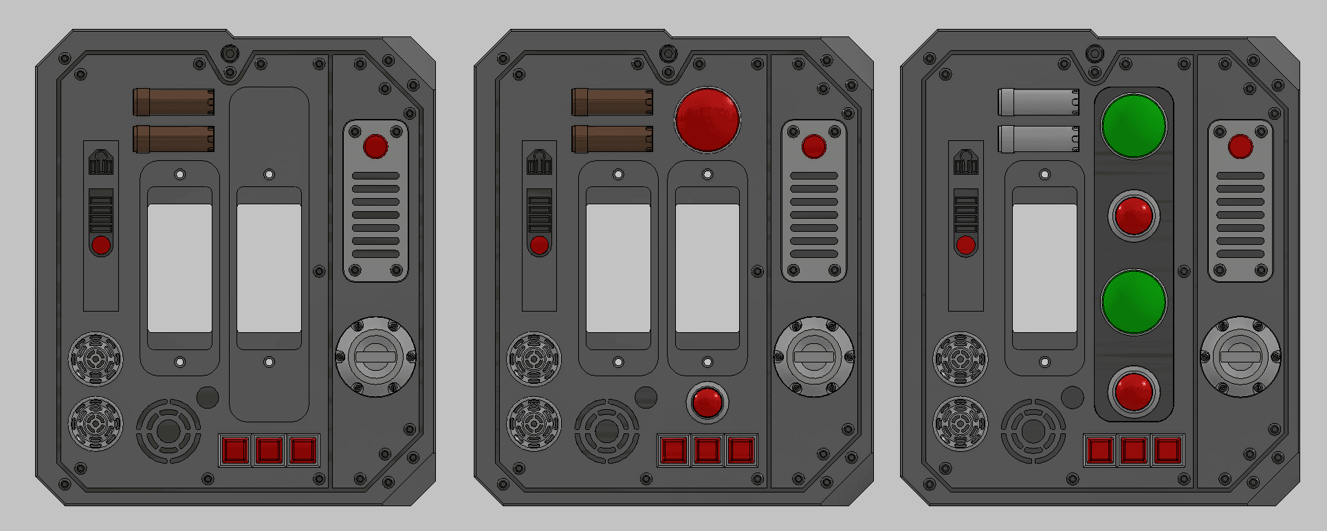 Control Panel Switch Plate Cover 3d model