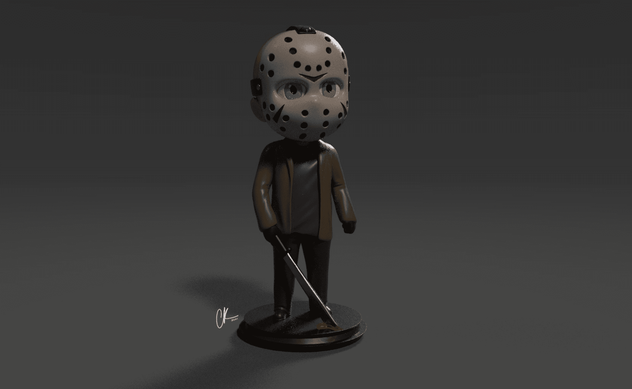 Little Big Head- Jason (Friday the 13th) 3d model
