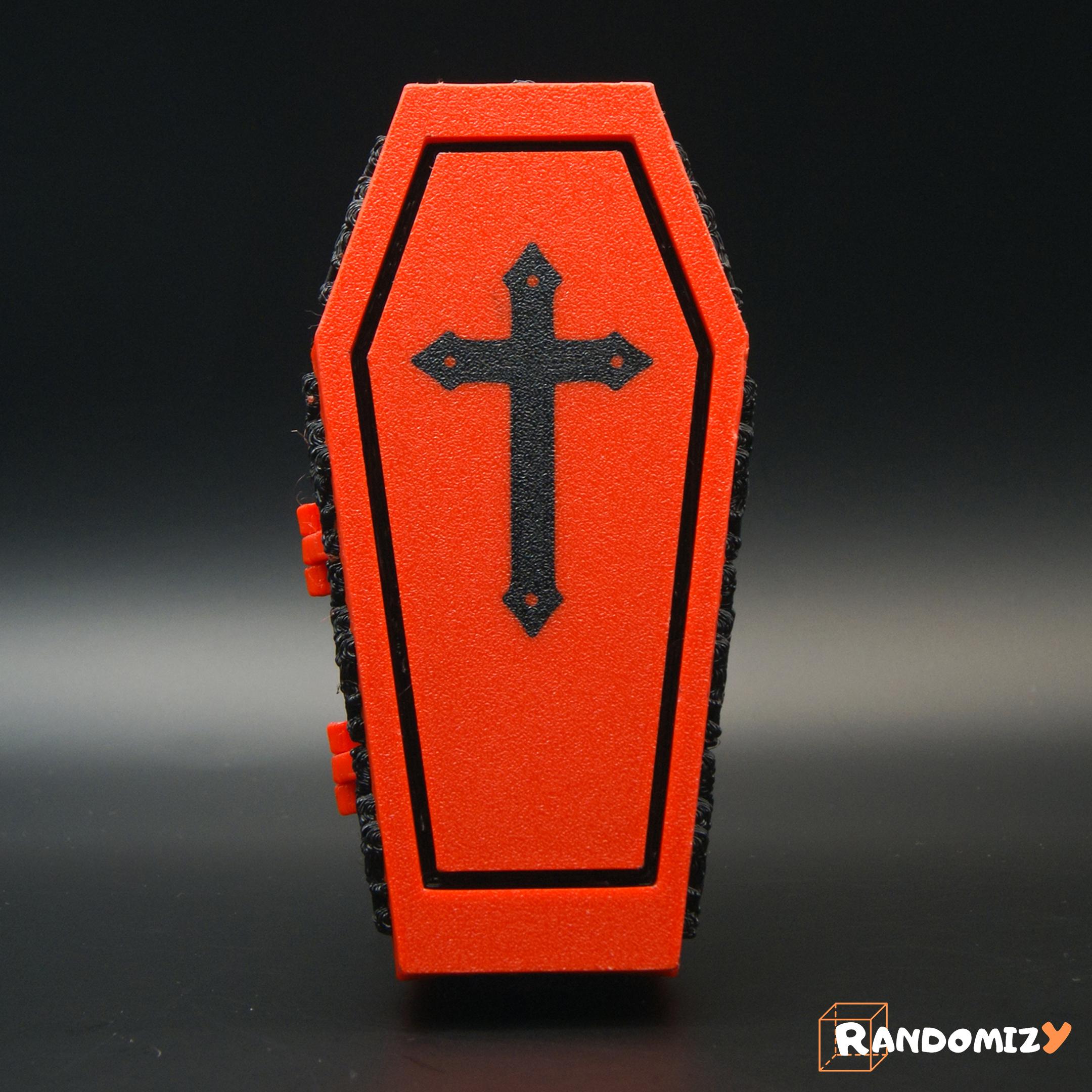 Coffin Shaped Box (Cross) 3d model