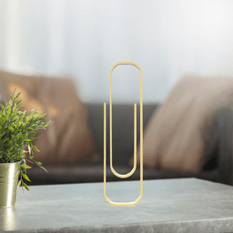 Paperclip Line Art, Modern, Minimalist 3d model