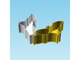 Bat 0035, nestable box (v2) 3d model