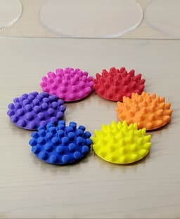 Fidget Ball spikes set 3d model