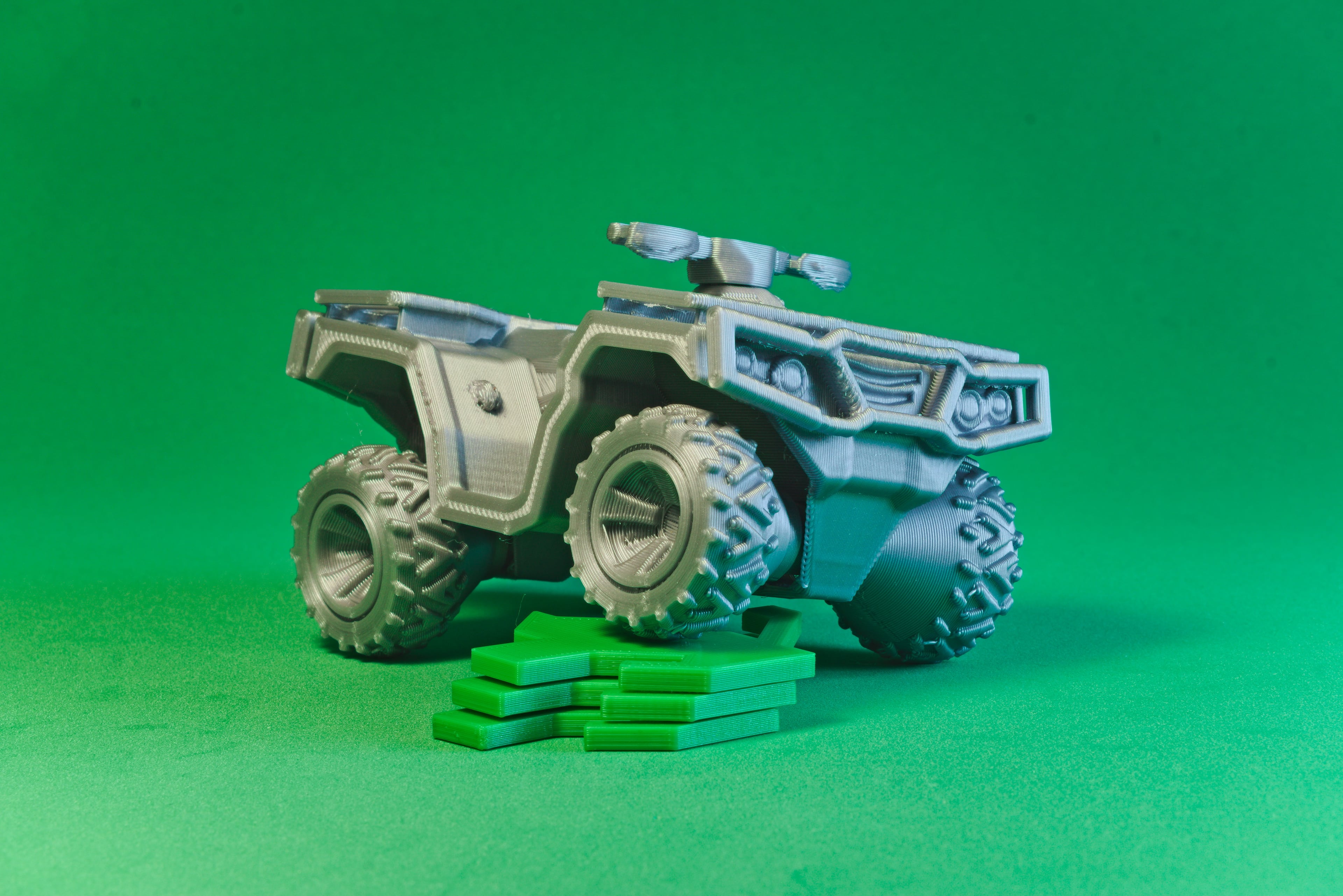 Quad Bike - Print in place 3d model