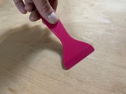 Spatula for Resin Printers - Printed in Das Filament magenta PLA - 3d model