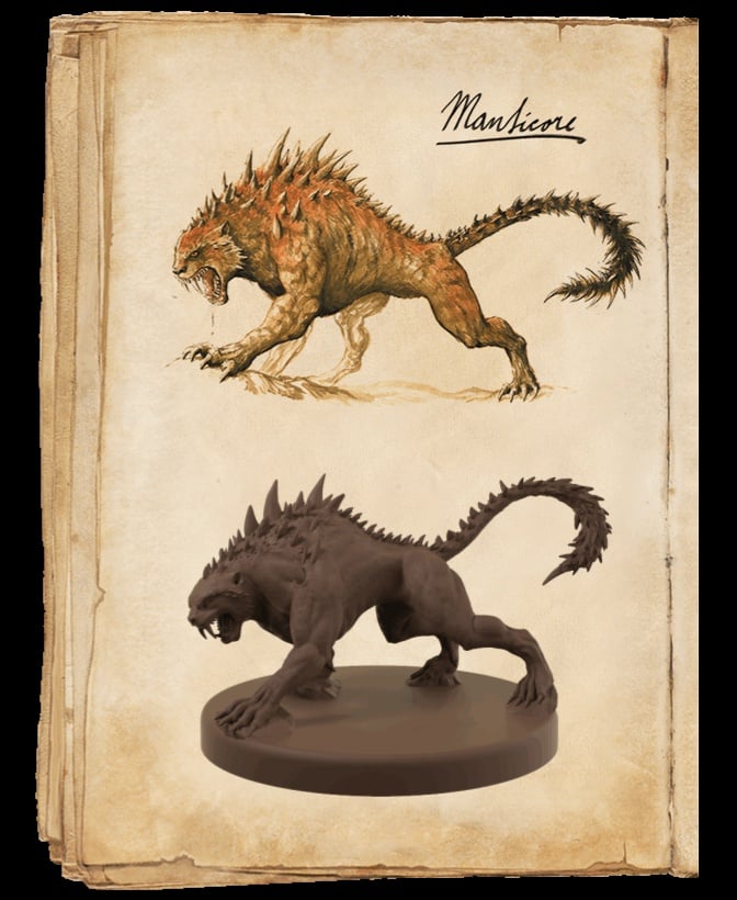 Manticore - 3Demonster 3d model