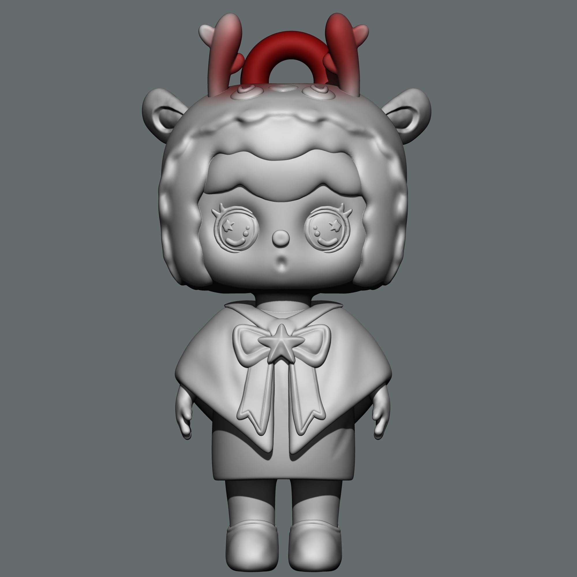 Christmas decoration set 3d model