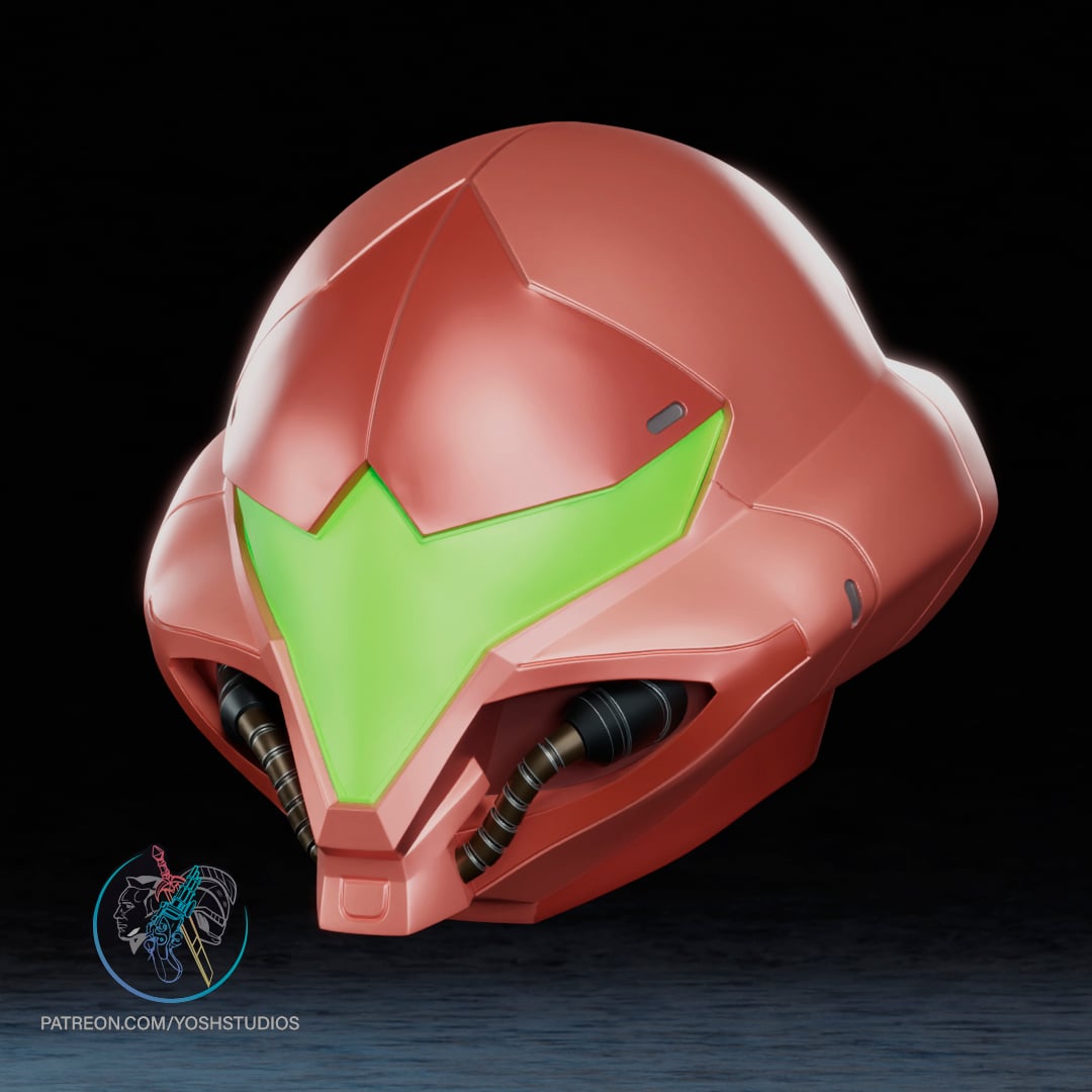 Samus Dread Helmet 3D Printer STL File 3d model