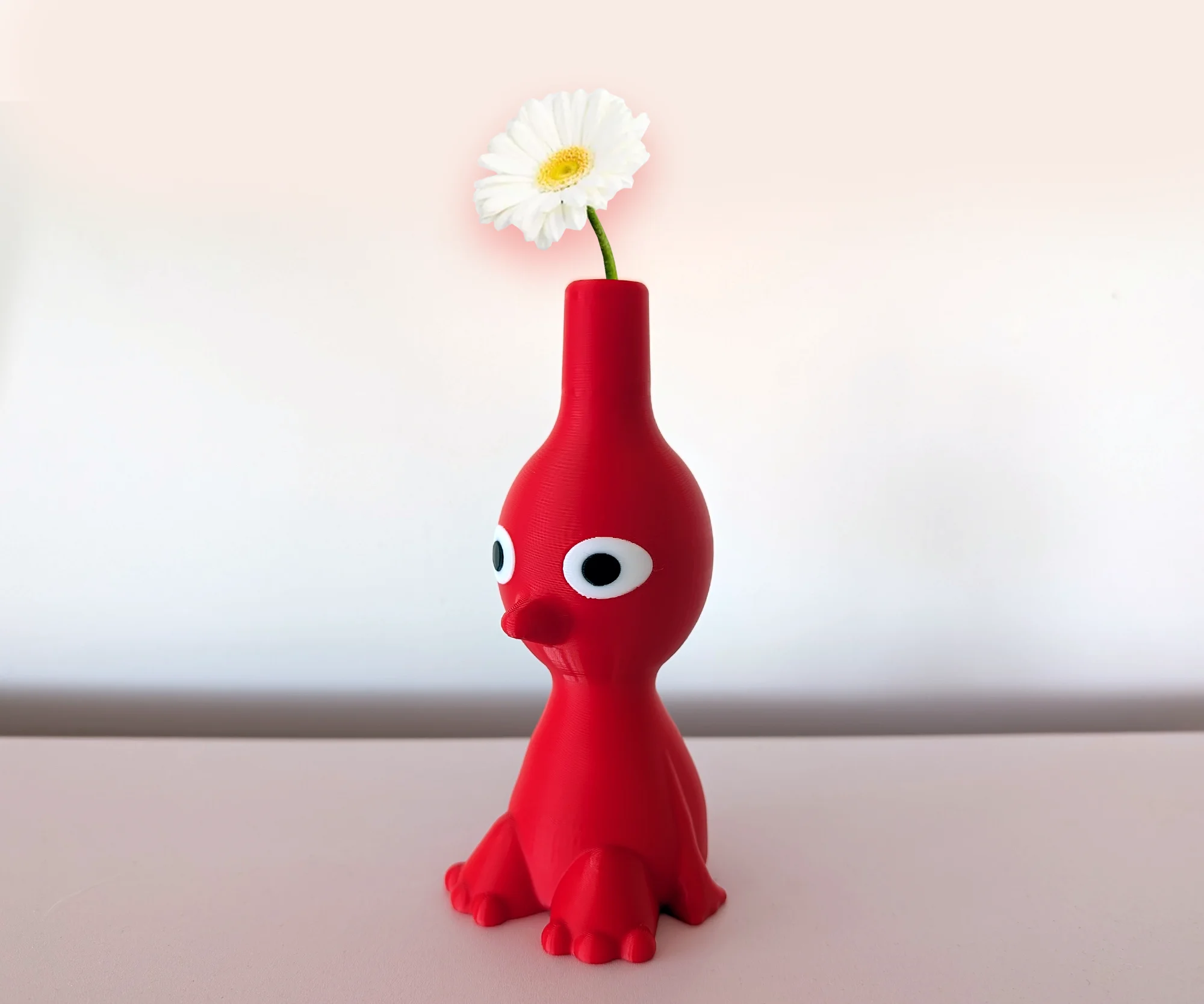 Red Pikmin Vase 3d model