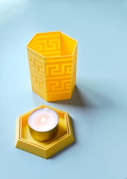 Meander Tealight Holder 3d model