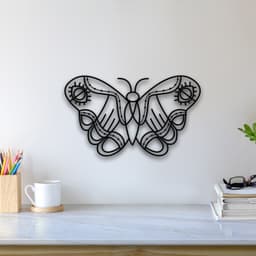 Butterfly Wall Art 3d model