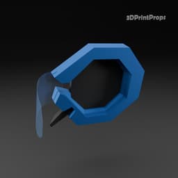 Soldier 76 Eye Visor – Jack Morrison Face Piece – Overwatch Cosplay – Split Parts FDM 3d model