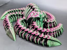 Articulated Octopus-Print in Place 3d model