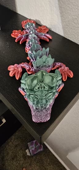 Got some new filament tonight and tried the fast transition color change 3d model