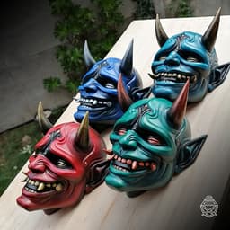 Oni Wall Mask 3d model