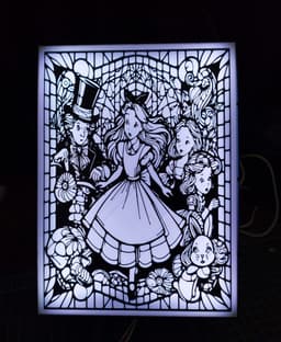 Alice in Wonderland, wall art 3d model