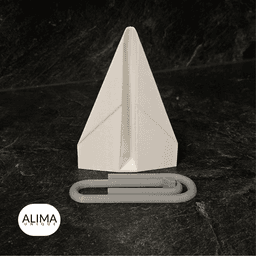 Standing Paper Plane - Pen Holder / Office / Desk 3d model