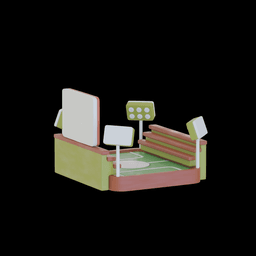 Football pitch magsafe 3d model