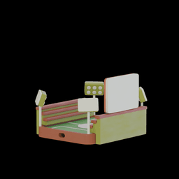 Football pitch magsafe 3d model