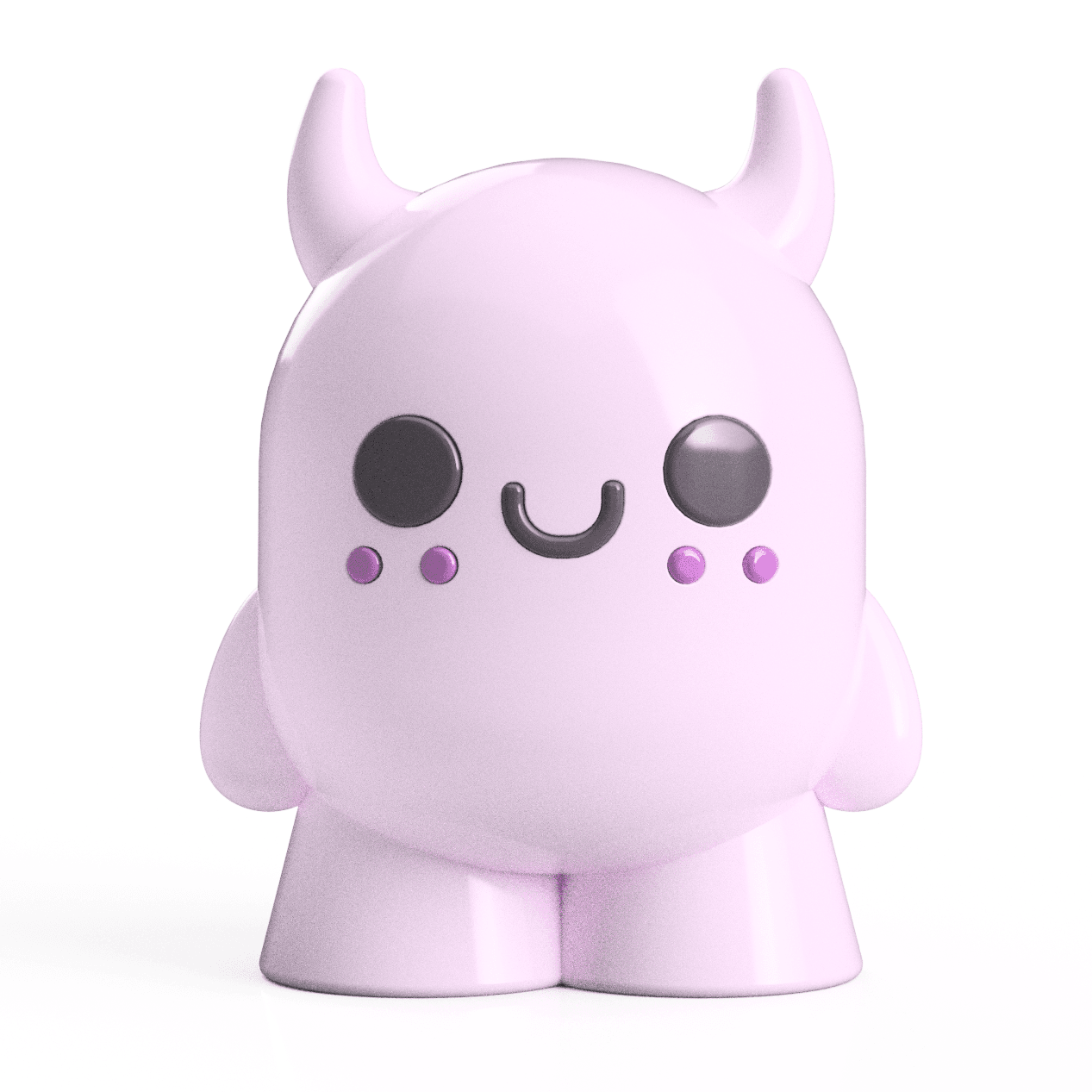 3D Printable Lil Devil Art Toy Figurine STL File for Personal & Commercial Use - Unique Collectible 3d model