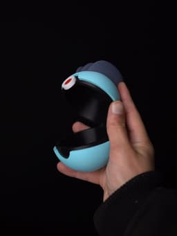 Hinged Machop Pokeball - Multipart 3d model