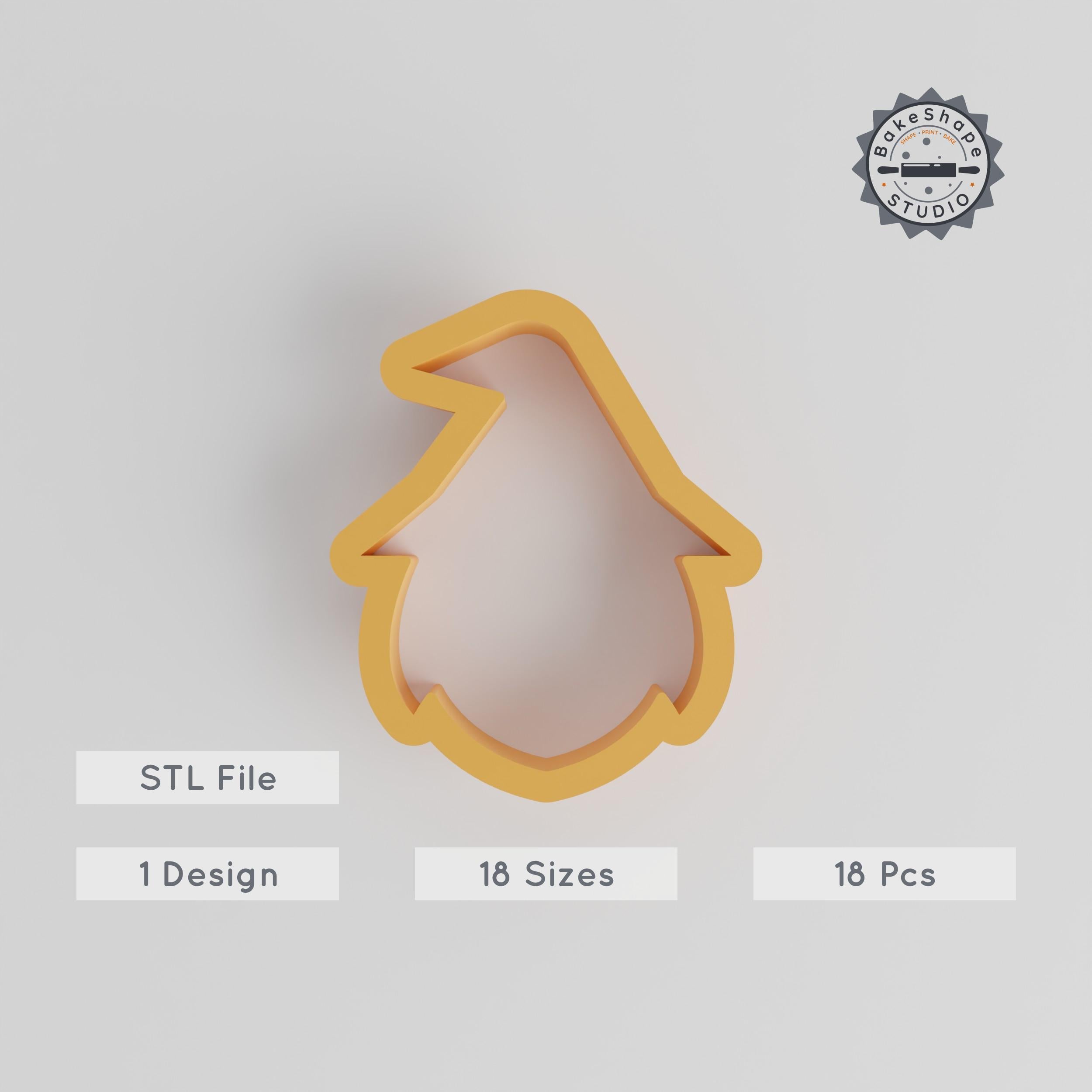 Wizard Shape Cutter Set, 18 Sizes, Fairy Tale Spell Caster Tool, Perfect for Cookies, Fondant & Clay PRODUCT_164 3d model