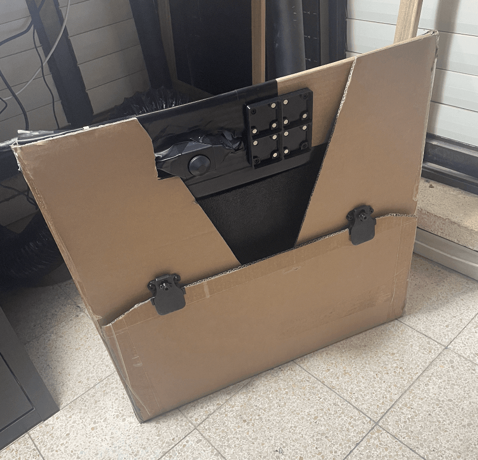 Paint booth - cardboard set [WIP] 3d model