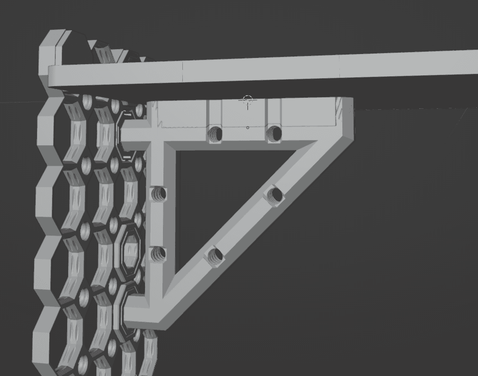 Remix of 4x4 Push-Fit Bracket 3d model