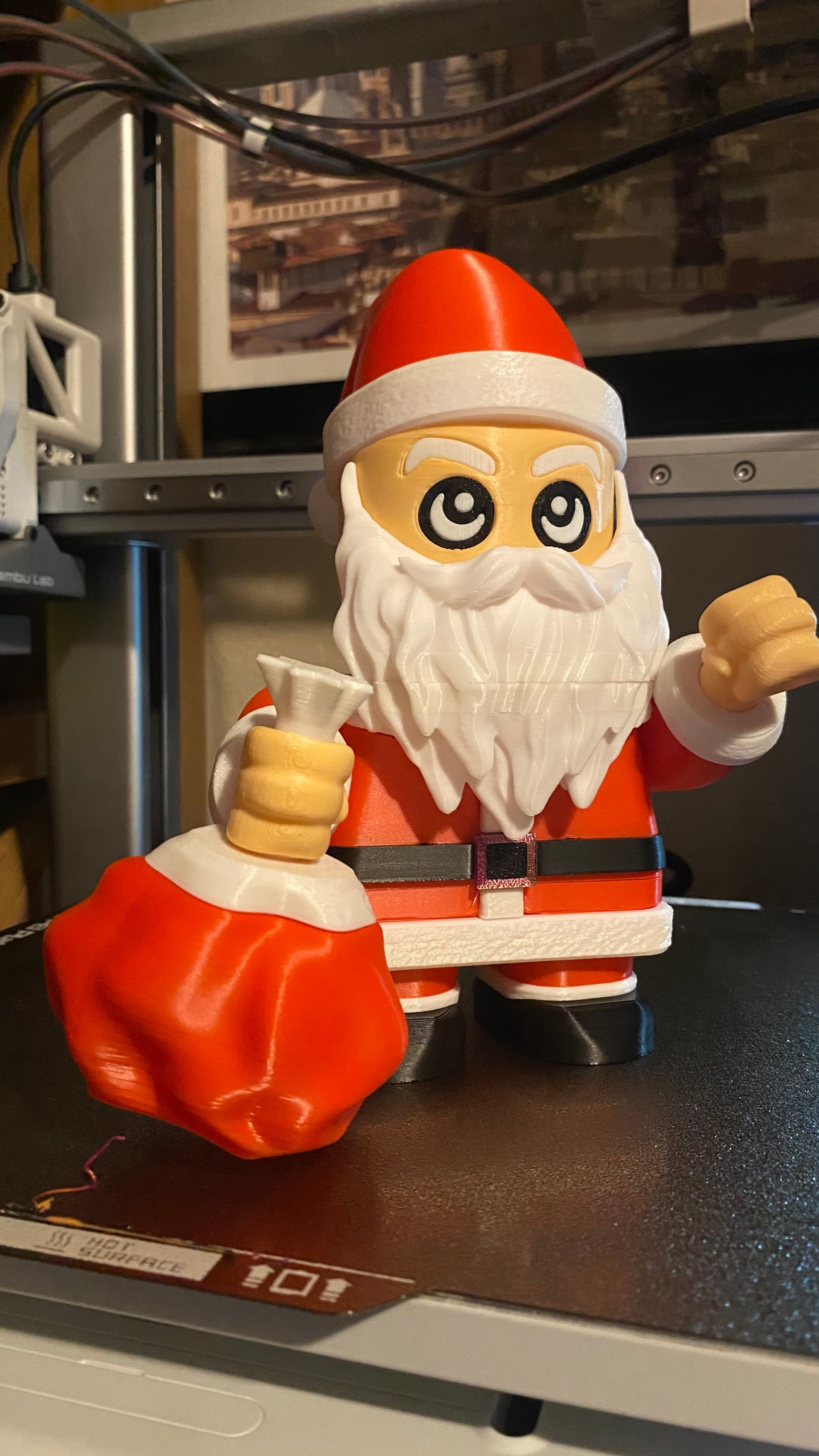 Santa Chunk has come to town! Great build! Love the little bag of presents!