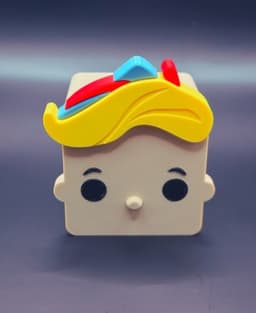 Blokkheadz Hermey - Magnet, Ornament and Regular Collectible 3d model