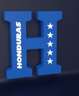 Honduras National Team - LED Strip compatible 3d model