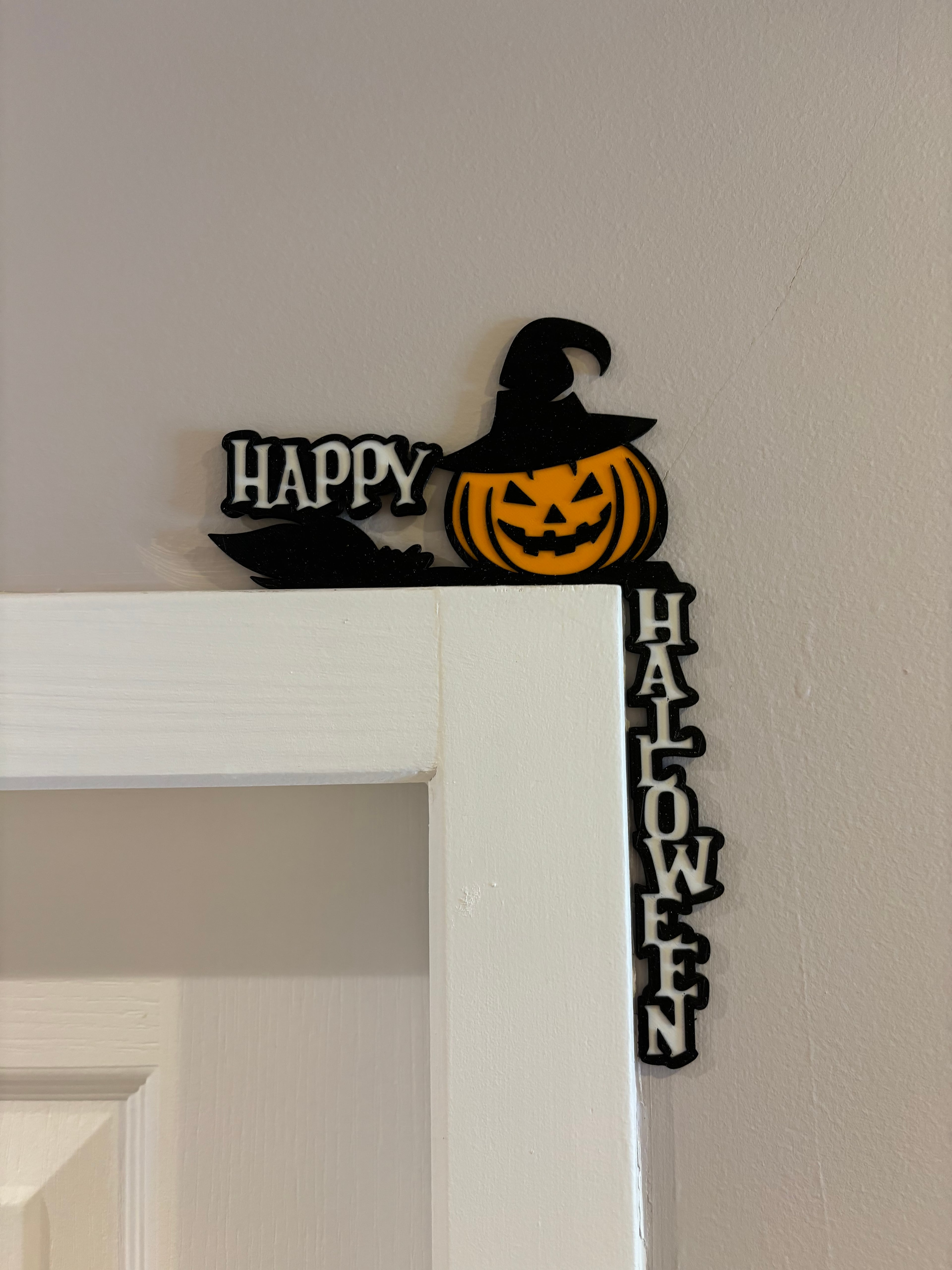 halloween door corner 3d model