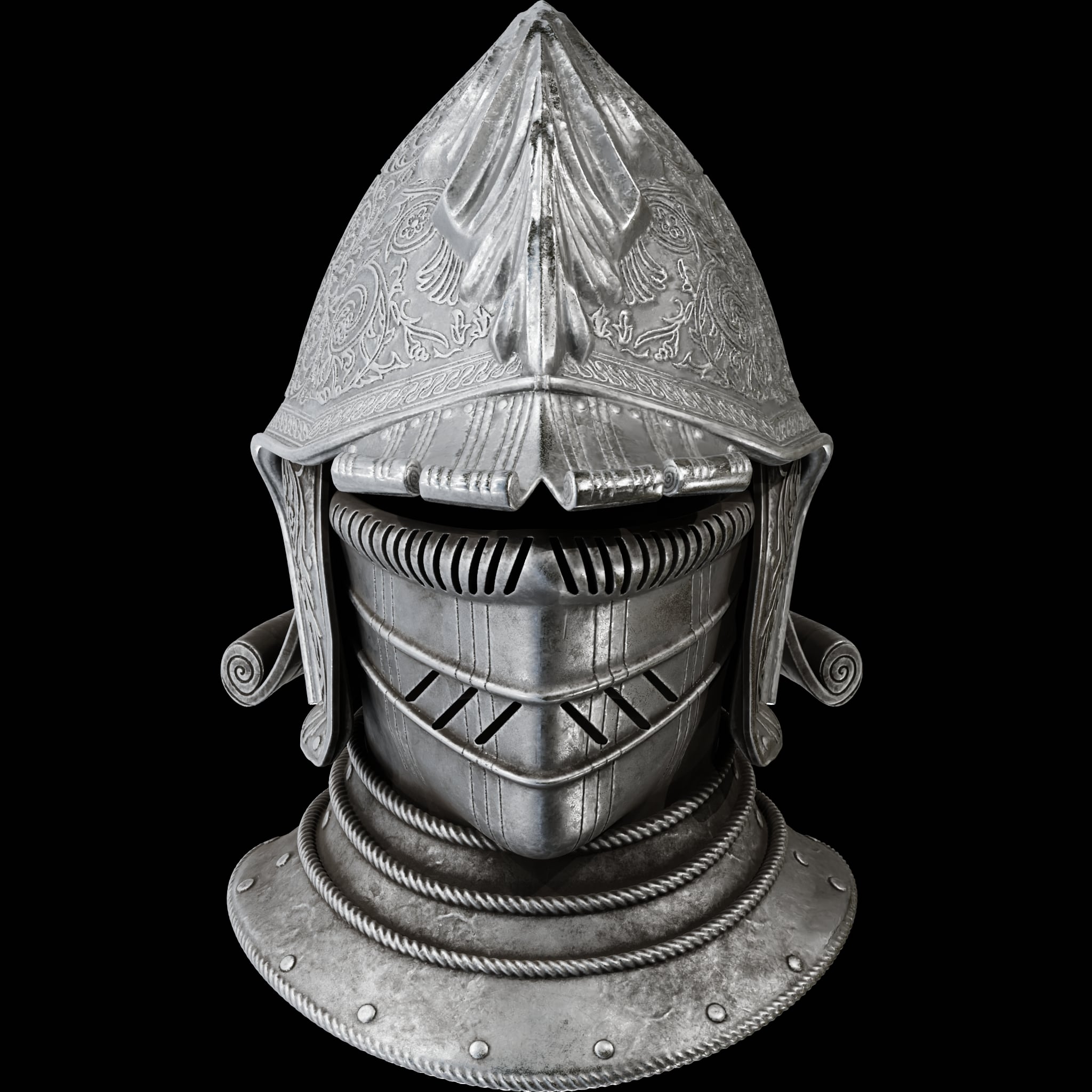 BANISHED KNIGHT COSPLAY Helmet Elden Ring Replica STL Fan Art Model 3d model