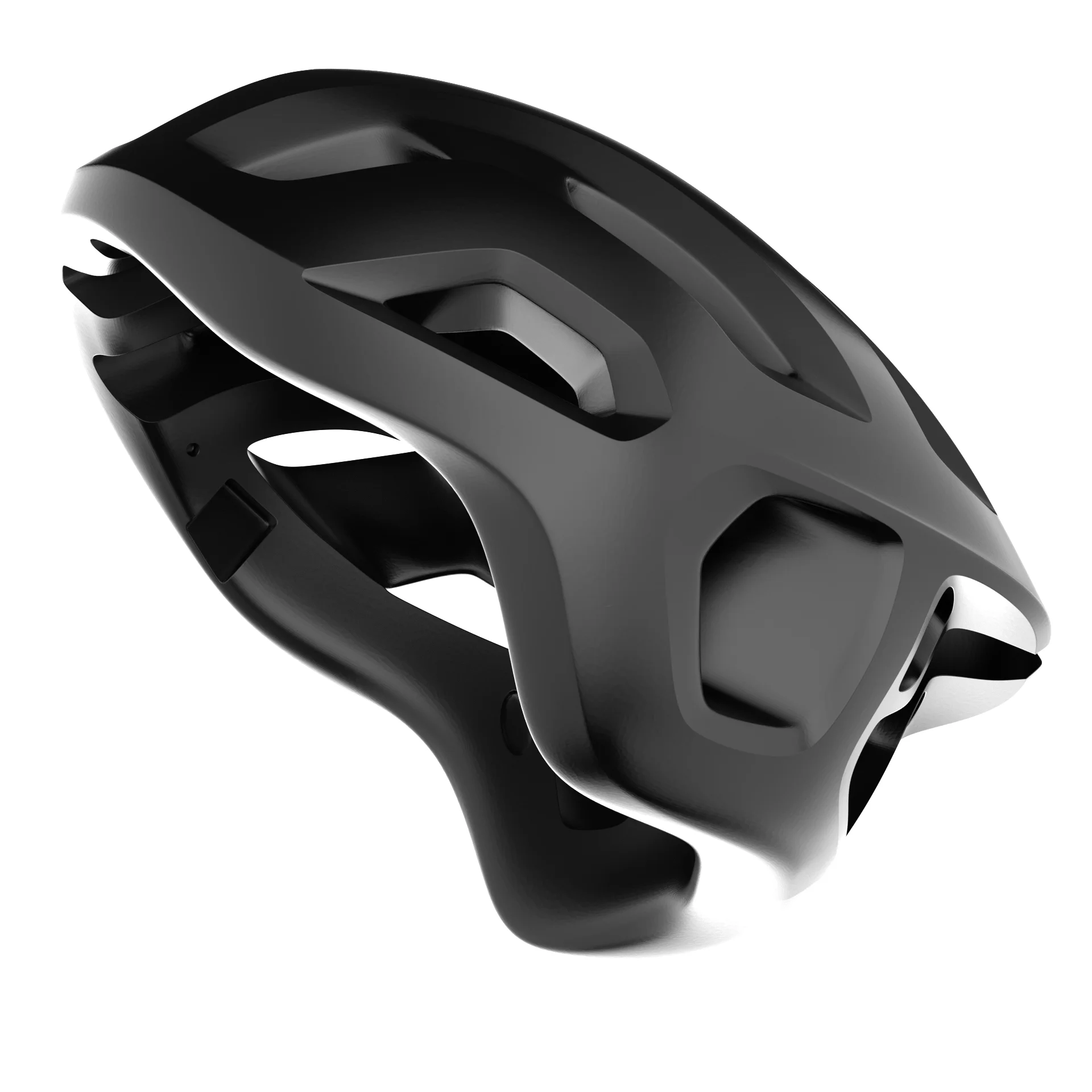 Helmet with Banana Holder 3d model