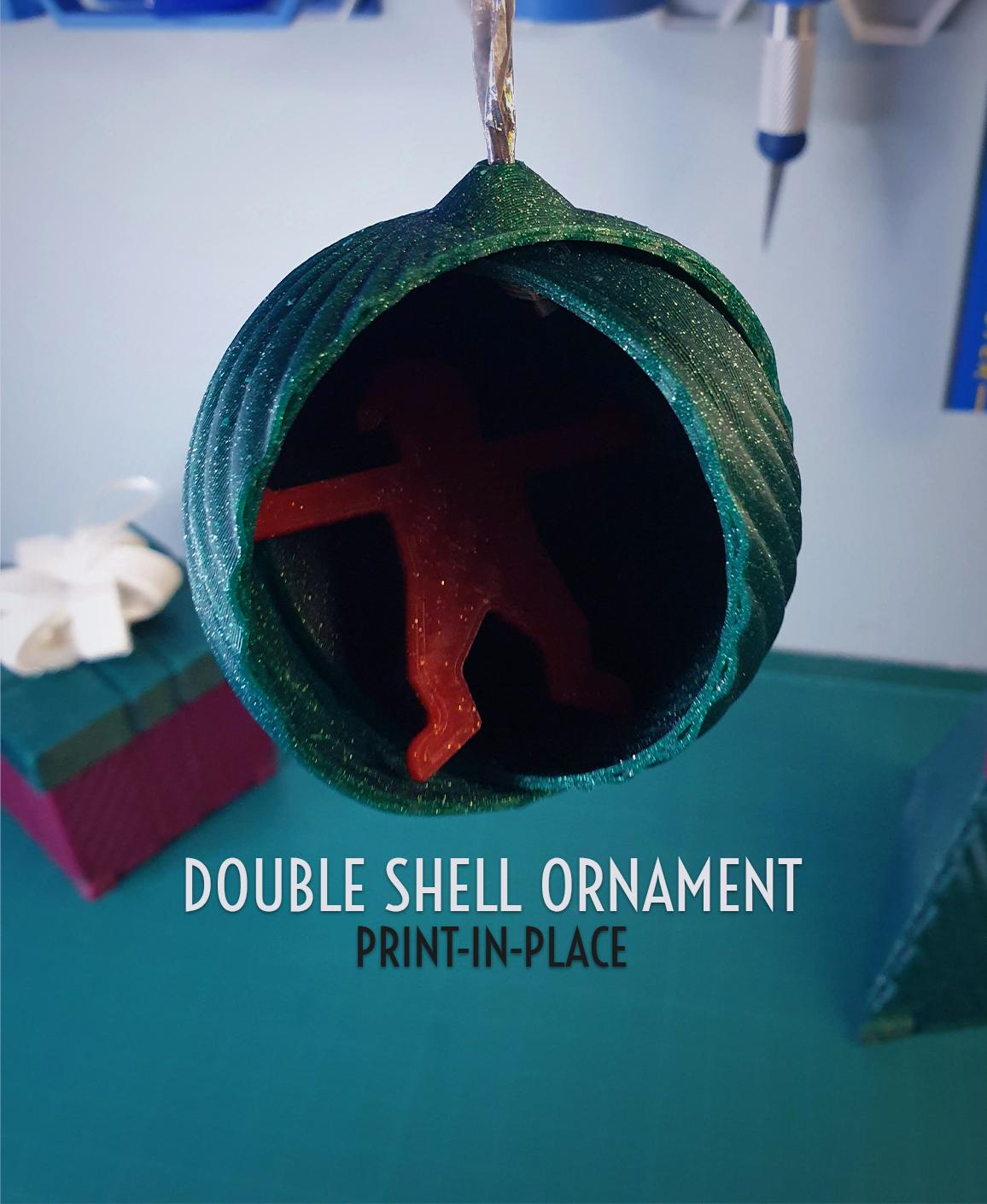 Double Shell Ornament || Christmas 3d model