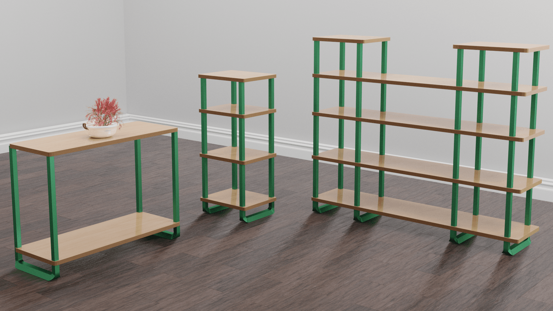 Shelving unit 3d model