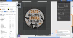 Halloween Dead Welcomed Living Tolerated 3d model