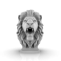 Lion bust statue 3d model