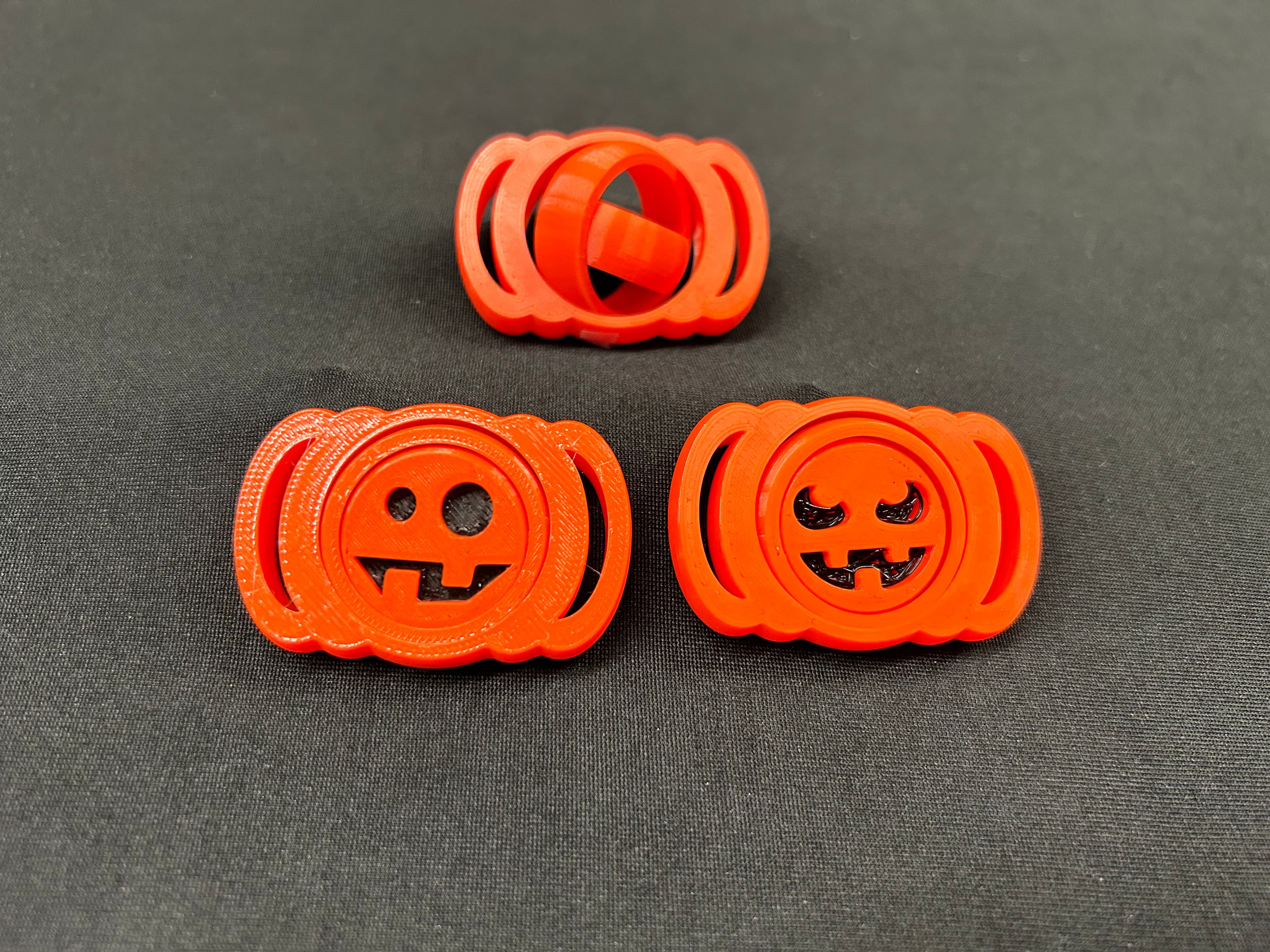 Pumpkin Gyro Dual Face V2 3d model